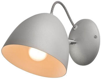 Bioledex Wandleuchte im modernen Design 24cm E27 silber Metall