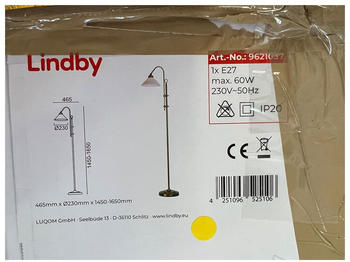 Lindby Tischleuchte OTIS 1xE27/60W/230V