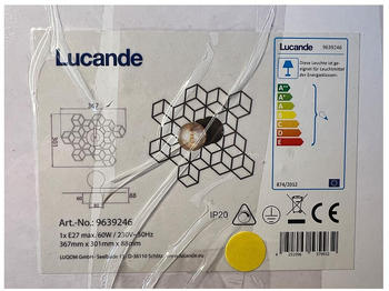 Lucande Wandleuchte ALEXARU 1xE27/60W/230V
