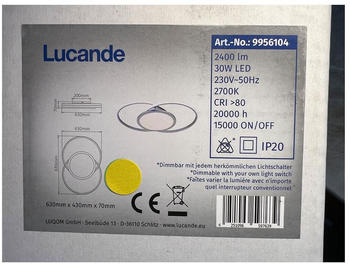 Lucande Dimmbare LED-Deckenleuchte SENNE LED/30W/230V