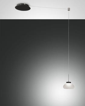 Fabas Luce LED Pendelleuchte Arabella Ø140mm 8W Warmweiß weiß verstellbar dimmbar