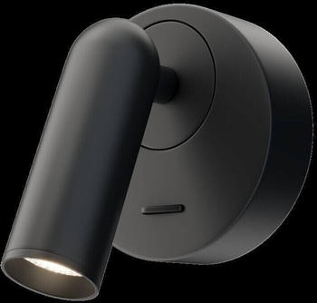 Maytoni Mirax LED Wandleuchte 3W flexibel drehbar Schwarz Warmweiß