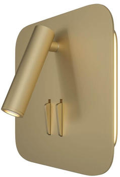 Maytoni Ios 176 LED Wandleuchte 9W drehbar, schwenkbar Matt-Gold Warmwei&szlig;