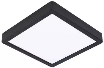 Eglo FUEVA 5 LED Aufbauleuchte schwarz eckig 210mm 2000lm 4000K