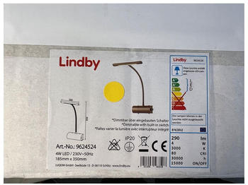 Lindby Dimmbare LED-Bilderleuchte RAKEL LED/4W/230V