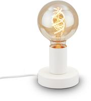 Brilo - Tischleuchte Ner Leuchten Teepu, 10 W, Ip20, Wei&szlig;, Metall, Exkl. 1x E27, &Oslash;