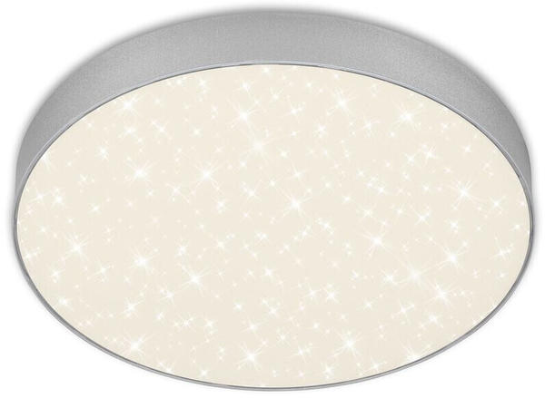Briloner STERNENHIMMEL LED Deckenleuchte, Ø 28,7 cm, 21 W, Silber