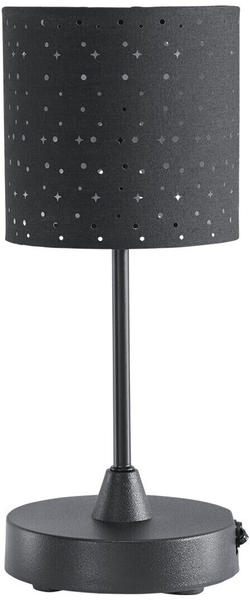 Briloner LED Akku Tischleuchte, Ø12,5 cm, LED-Modul, 3W, 350 lm, schwarz