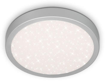 Briloner LED Deckenleuchte Ø 28 cm 18W 2000lm silber