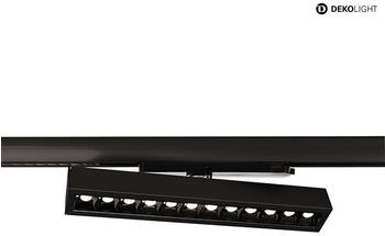Deko-Light 3-Phasen Schienenleuchte ALNITAK 24-30W, 33.6cm, Linsenoptik, 30W 3000K 2656lm 34°, dreh-/schwenkbar, Schwarz