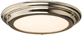Elstead Lighting Welland LED Deckenleuchte 4cm Poliertes Messing IP54