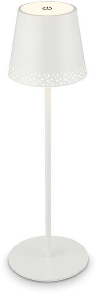 Briloner LED Akku-Tischleuchte 38 cm 2,6W 280lm weiß