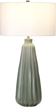 Elstead Lighting Kew Tischleuchte E27 Salbei Grün Weiß