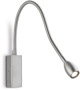 Knapstein Banu LED-Wandleuchte-Nickel matt-mit LED (2700K)