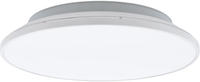 Eglo LED Deckenleuchte Crespillo, 1 flammige Aufbauleuchte modern, Deckenlampe aus Kunststoff, Küchenlampe in Weiß, Bürolampe, LED Aufbaulampe neutralweiß, Ø 38 cm