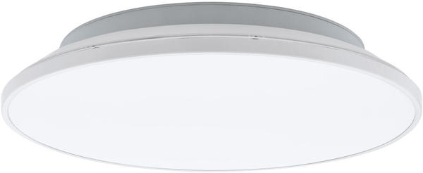 Eglo LED Deckenleuchte Crespillo, 1 flammige Aufbauleuchte modern, Deckenlampe aus Kunststoff, Küchenlampe in Weiß, Bürolampe, LED Aufbaulampe neutralweiß, Ø 38 cm