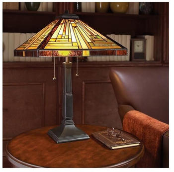 Elstead Lighting QZ-STEPHEN-TL Tischlampe STEPHEN 2xE27/60W/230V
