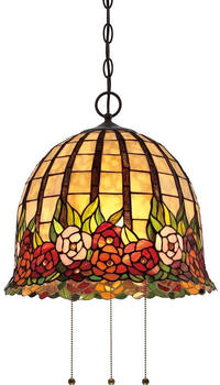 Elstead Lighting Quoizel QZ-ROSECLIFFE-P Hängeleuchte an Kette ROSECLIFFE 3xE27/100W/230V