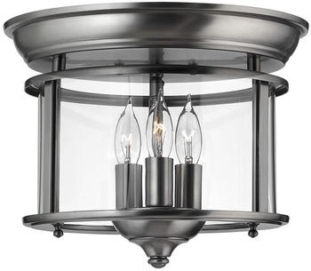 Elstead Lighting HK-GENTRY-F-PW Deckenleuchte GENTRY 3xE14/40W/230V grau