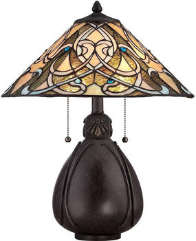 Elstead Lighting QZ-INDIA-TL Tischlampe INDIA 2xE27/75W/230V