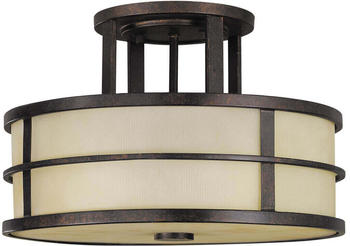 Elstead Lighting Fusion Deckenleuchte E27 3-fach 23cm Grecian Bronze