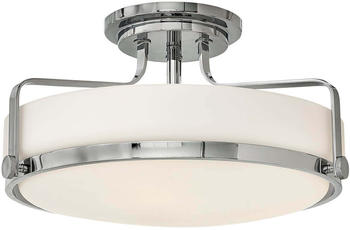 Elstead Lighting Harper Deckenleuchte E27 3-fach 25cm Medium Poliertes Chrom