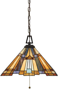 Elstead Lighting Inglenook Hängeleuchte E27 3-fach 32cm Valiant Bronze