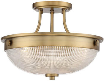 Elstead Lighting Mantle Deckenleuchte E27 2-fach Verwittertes Messing