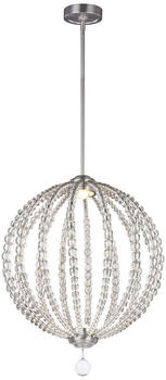 Elstead Lighting Oberlin LED Hängeleuchte 2-fach 55cm Satiniertes Nickel