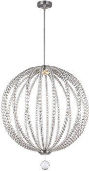 Elstead Lighting Oberlin LED Hängeleuchte 2-fach 85cm Satiniertes Nickel