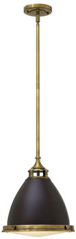 Elstead Lighting Amelia Hängeleuchte E27 Buckeye Bronze, Restaurationsbronze