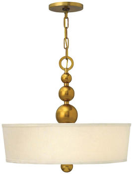 Elstead Lighting Zelda Hängeleuchte E27 3-fach Vintage-Messing