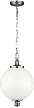 Elstead Lighting Parkman Hängeleuchte E27 49cm Poliertes Nickel