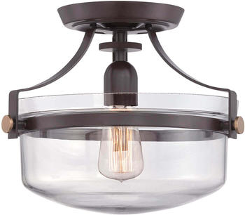 Elstead Lighting Penn Station Deckenleuchte E27 Westliche Bronze