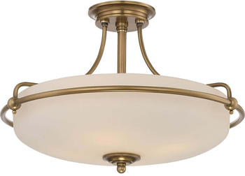 Elstead Lighting Griffin Deckenleuchte E27 4-fach Verwittertes Messing
