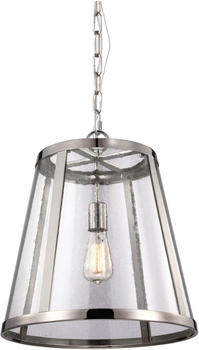 Elstead Lighting Harrow Hängeleuchte E27 44cm Poliertes Nickel