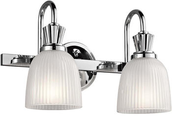 Elstead Lighting Cora LED Wandleuchte G9 2-fach Poliertes Chrom IP44