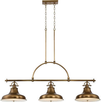 Elstead Lighting Emery H&auml;ngeleuchte E27 3-fach 56cm Verwittertes Messing
