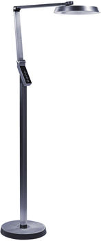 Beliani Stehleuchte Dunkelgrau LED CARINA (170 cm) Grau
