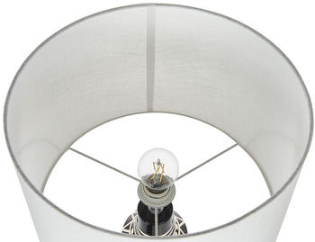 Beliani Tischlampe Shebelle weiß