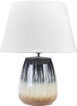 Beliani Tischlampe Cidra Beige/Grau/weiß