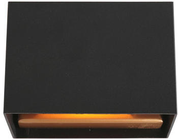 Steinhauer LED Wandleuchte Muro in Schwarz 3W 300lm G9 eckig schwarz