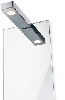 Decor Walther Flat 1 - Spiegelaufsteckleuchte LED chrom glänzend