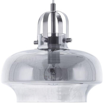 Beliani Pendelleuchte Wiltz Grau/Transparent
