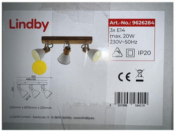 Lindby Strahler MERELA 3xE14/20W/230V