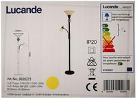 Stehlampe 'dunja' Aus Metall F&uuml;r Wohnzimmer & Esszimmer Von Lucande