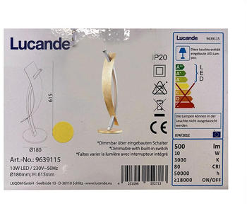 Lucande Dimmbare LED-Tischleuchte MARIJA LED/10W/230V