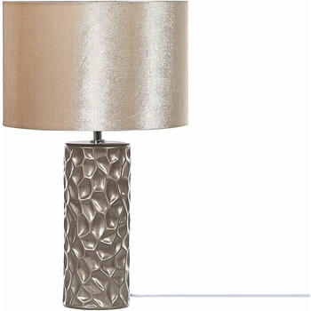 Beliani Tischlampe Sankuru Beige/Gold