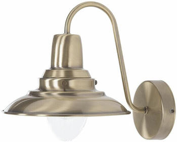 Beliani Wandleuchte + Deckenleuchte Luza Bronze