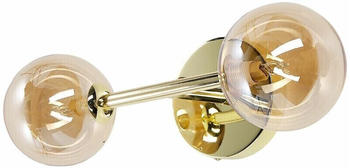 Beliani Wandleuchte + Deckenleuchte Ramis Gold